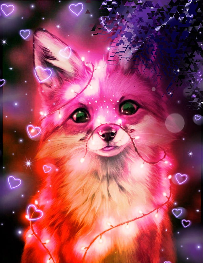 Fantasy fox. Cute animal , Cute cartoon animals, Cute wild animals ...