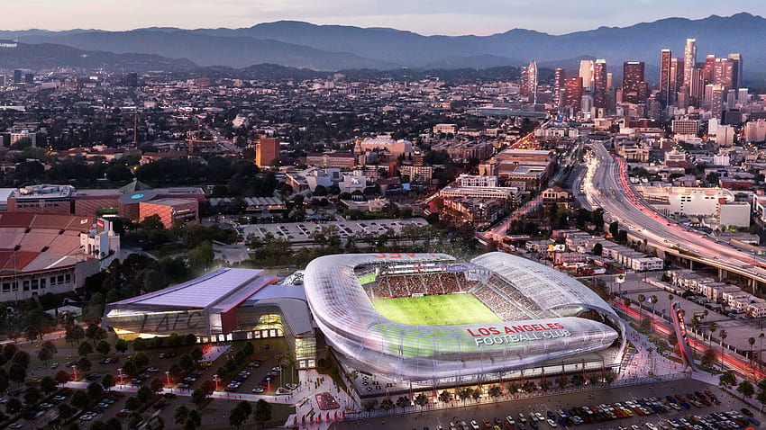 로스앤젤레스 풋볼 클럽이 2018년 MLS에 합류할 새로운 경기장을 공개합니다. 호주 스포츠 뉴스, 로스앤젤레스 FC HD 월페이퍼