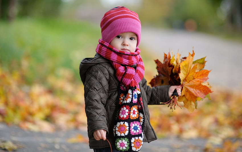 *** Autumn little girl ***, dzieci, male, dziewczynka, ludzie HD wallpaper