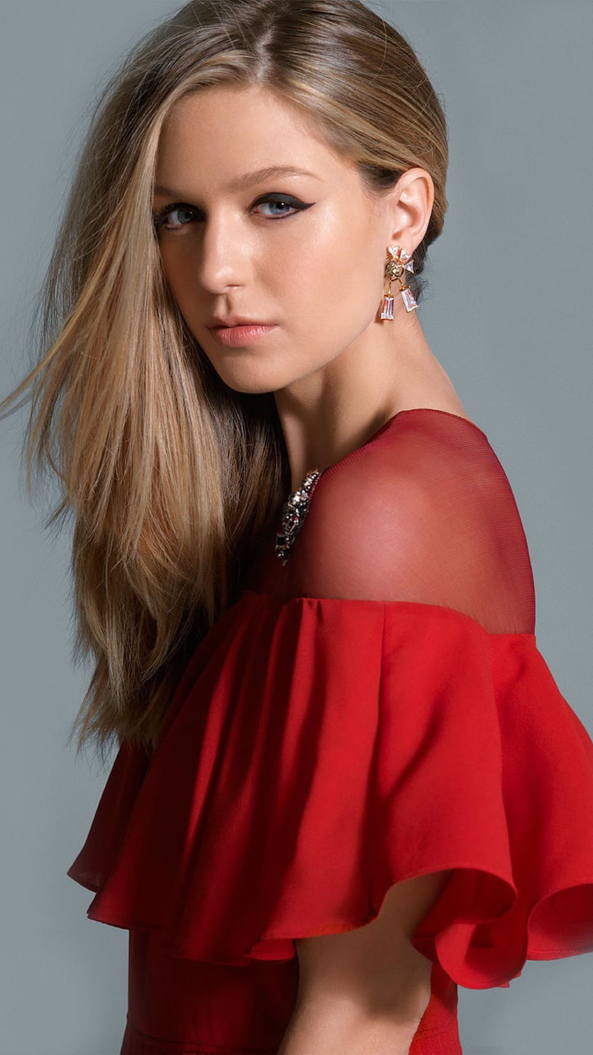Melissa Benoist, hollywood actress, model HD phone wallpaper