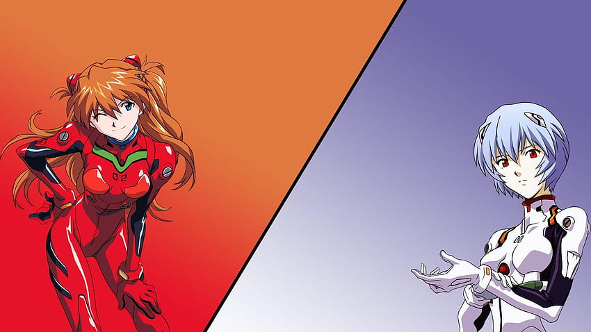Evangelion Asuka Y Rei, Evangelion Rei Ayanami Wallpaper HD