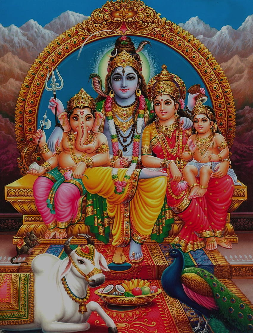 Lord shiva family HD wallpapers | Pxfuel