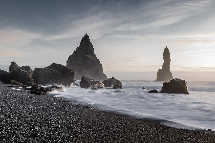 Reynisfjara Black Sand Beach, Iceland [6016×4014] – able HD wallpaper