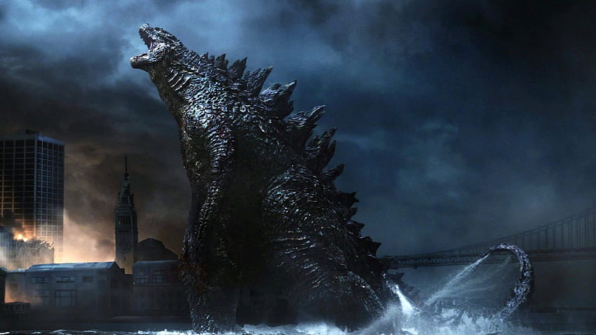 Godzilla 2014, cara de Godzilla fondo de pantalla