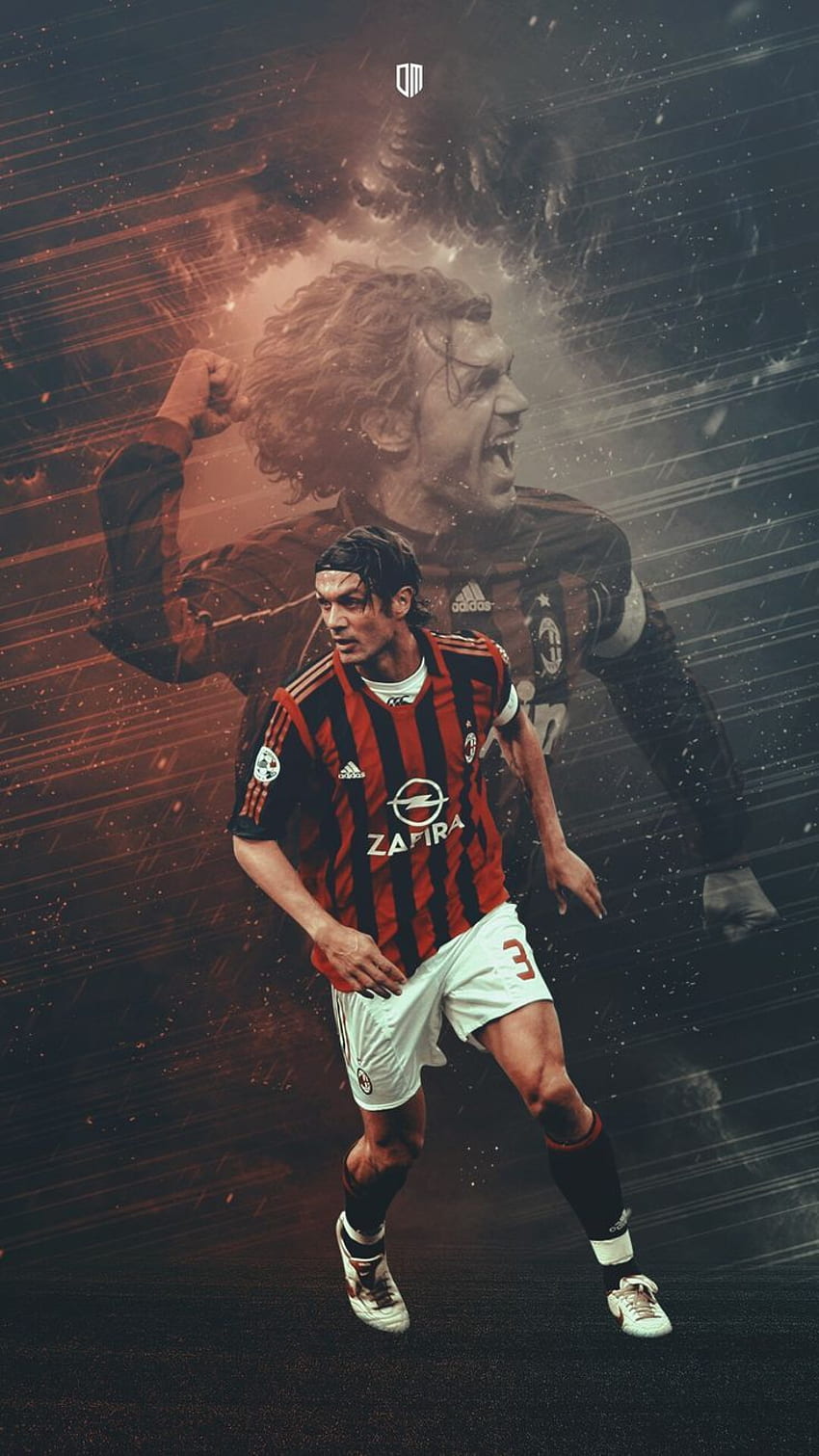Android Football Paolo Maldini HD phone wallpaper