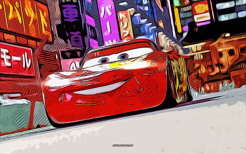 How to Draw Lightning McQueen Mater  Cruz Ramirez  Pixar Cars  YouTube