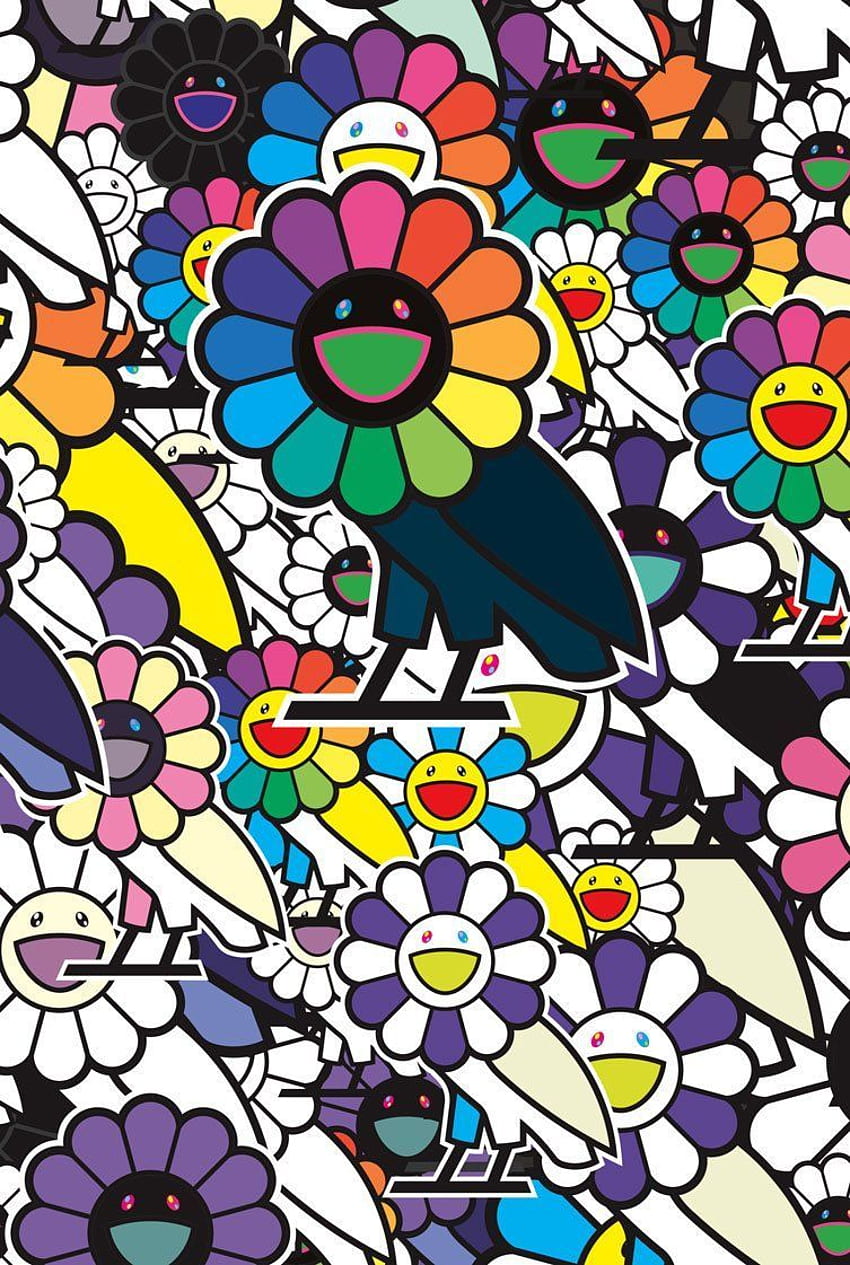 OVO x MURAKAMI – October's Very Own Online US. Murakami flower, Travis scott iphone , Murakami, Takashi Murakami HD phone wallpaper