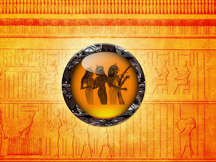 Egypt and Background, Egypt Symbols HD wallpaper