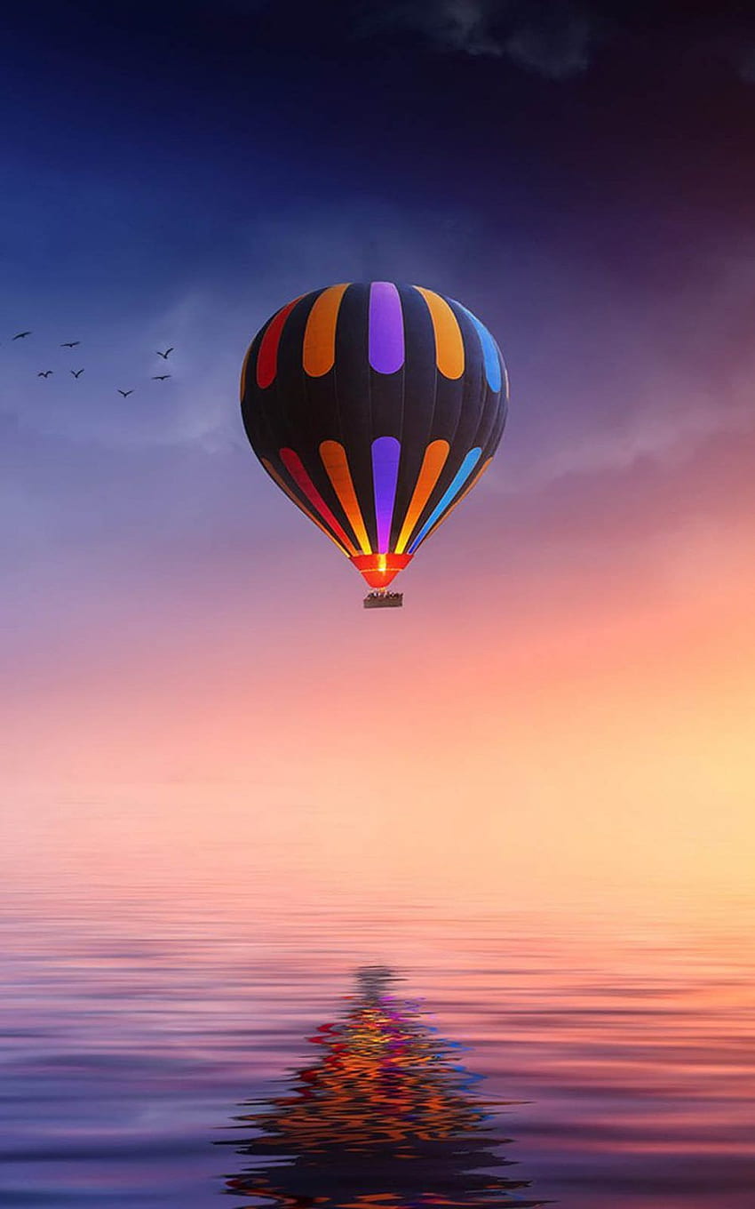 Colorfull Air Balloon Pure Ultra Mobile HD phone wallpaper