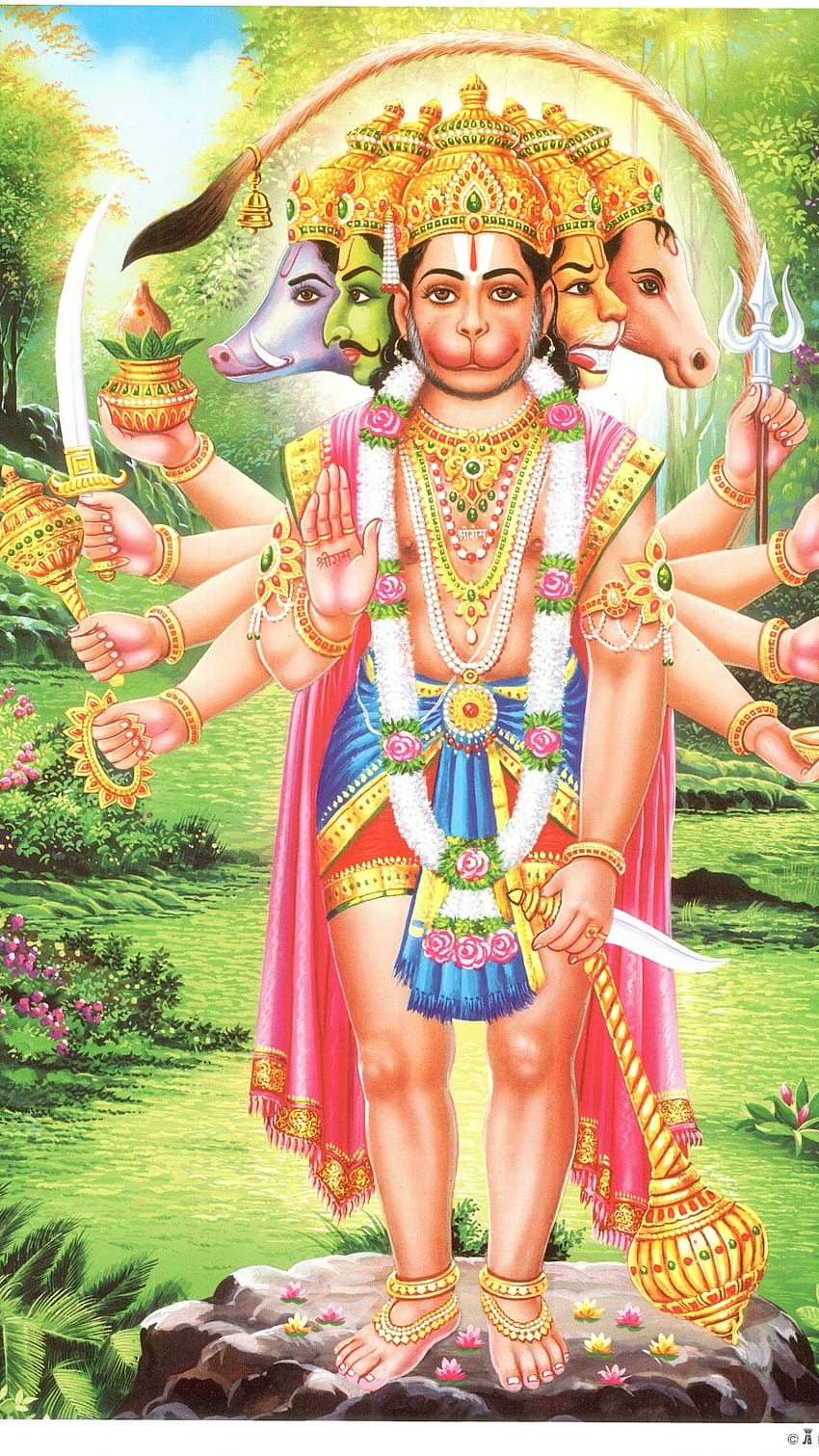 Panchmukhi Hanuman, Signore, Hanuman Sfondo del telefono HD