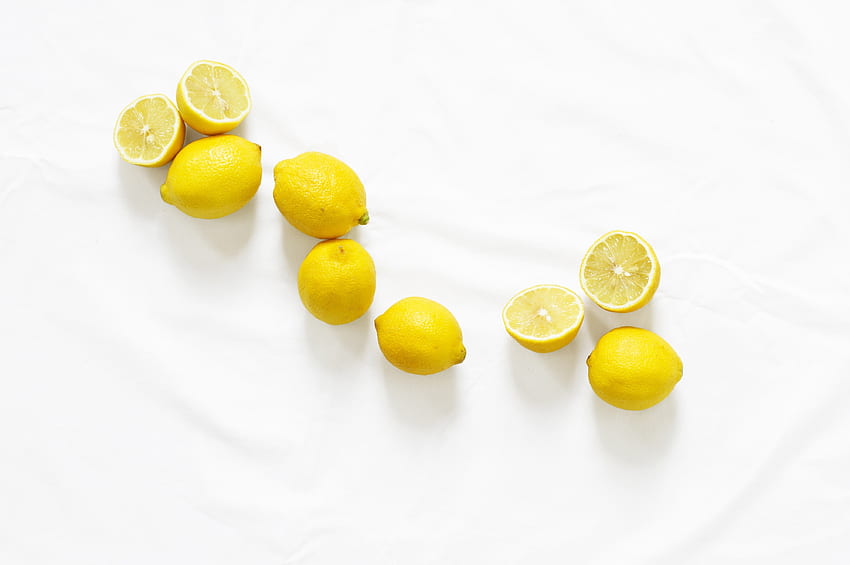 Lemons, Minimalism, Citrus, Juicy HD wallpaper
