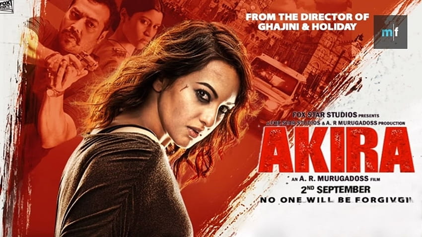 Akira (2016) - Full Hindi Action - Thriller Movie - Sonakshi, Akira Filmplakat HD-Hintergrundbild
