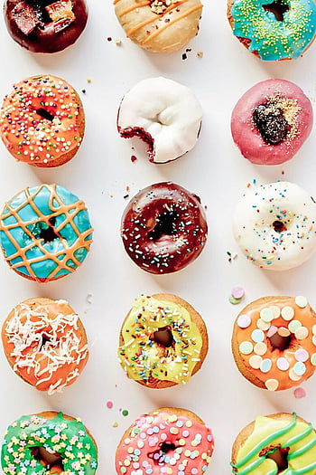 Delicious Donuts 4K wallpaper