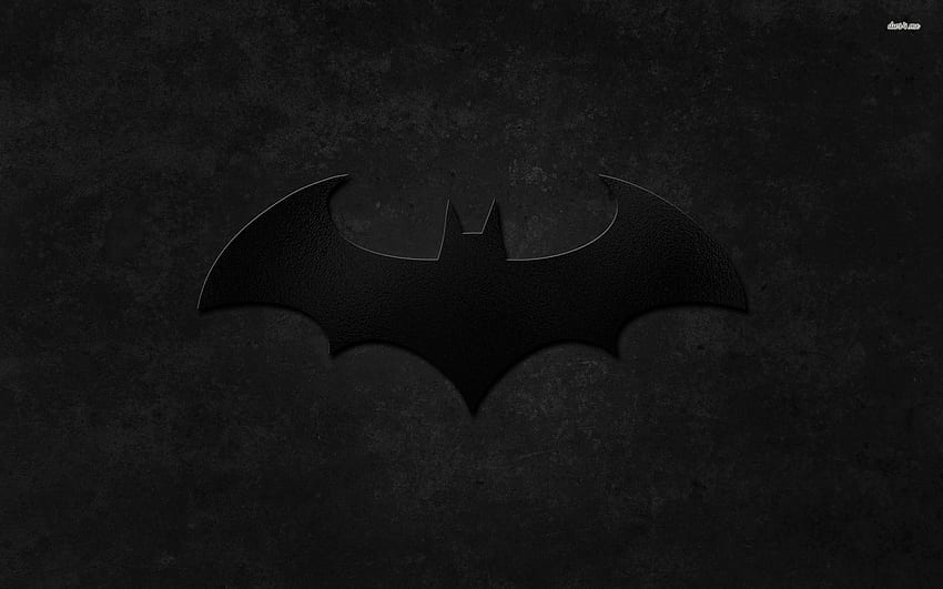 블랙 배트맨 로고 - 디지털 아트 HD 월페이퍼
