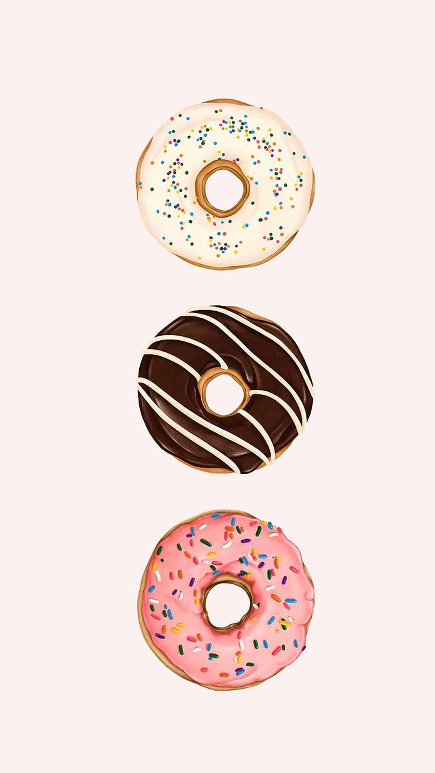 Doughnuts patterned on pink mobile phone mockup. by / Noon in 2021. Donut drawing, Pink mobile, iPhone , Aesthetic Donut HD phone wallpaper