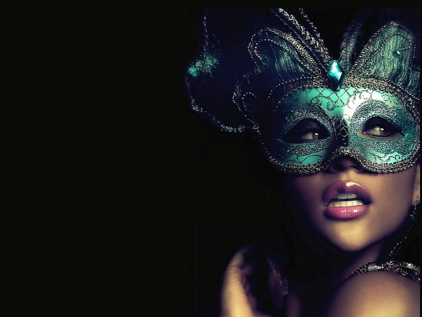Maske, , Mädchen, Frau, Schönheit, weiblich, nett HD-Hintergrundbild