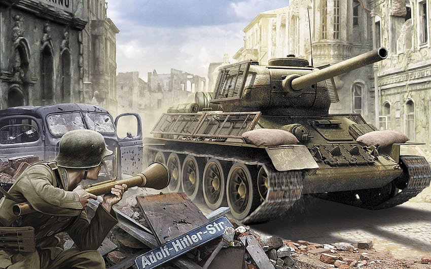 Adolf Hitler, Tank, T 34, World War II /, World War 1 HD wallpaper