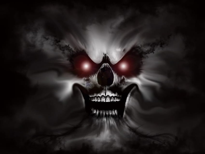 Pin van John Draper op The, Scary Evil Skull のピン 高画質の壁紙