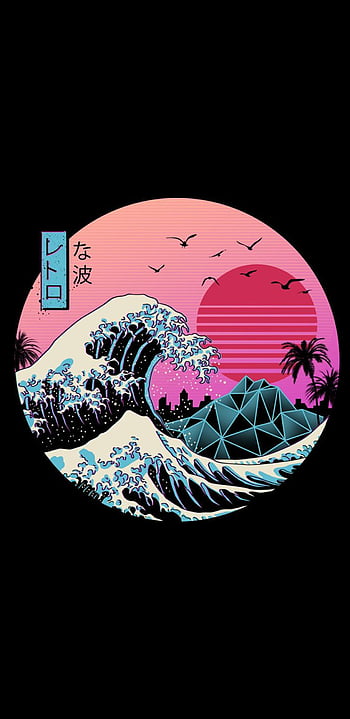 The Great Wave off Kanagawa Phone Wallpaper by Tangled Wing  Mobile Abyss