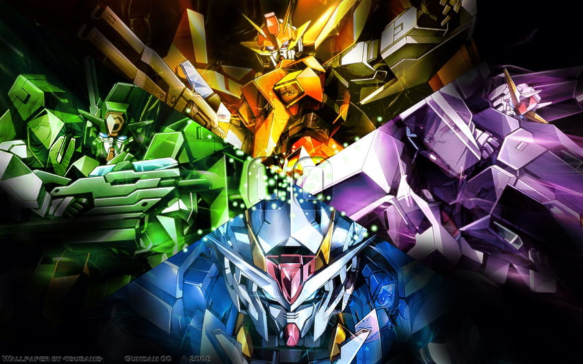 Gundam 00 collage. Mobile suit gundam 00, Gundam 00, Gundam Logo HD wallpaper