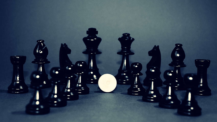 Schachfiguren, Hintergrund, Schachpferd HD-Hintergrundbild