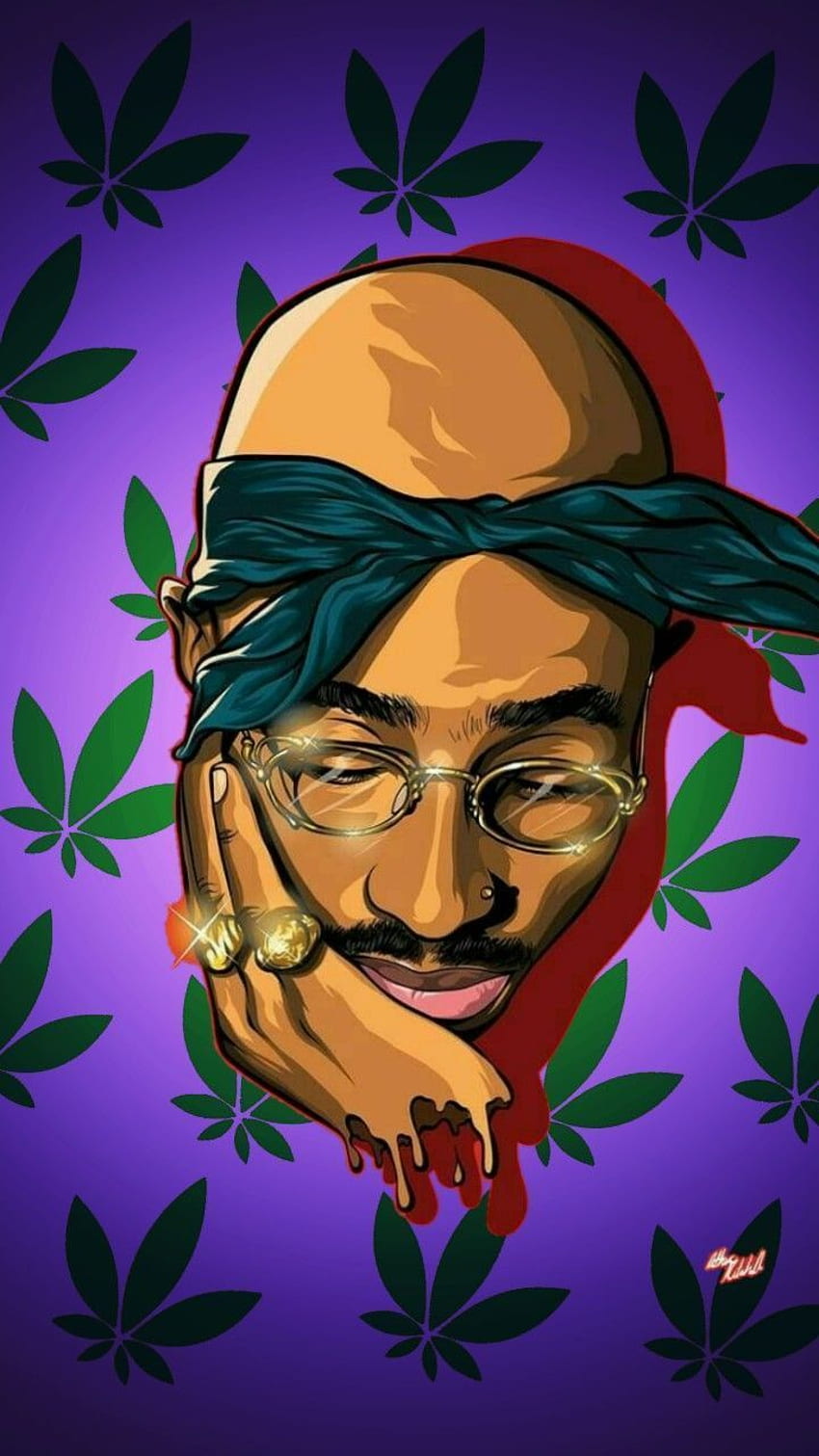 Dope Tupac .dog, Rap Art HD phone wallpaper