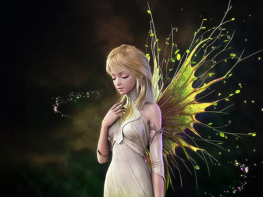 Young Fairy, Magic, Fairy, Fantasy, Female HD wallpaper