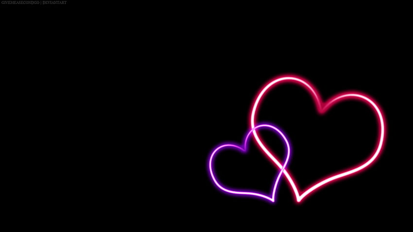 Hearts Background Me in 2019. Heart, Cute Pink Neon Hearts HD wallpaper