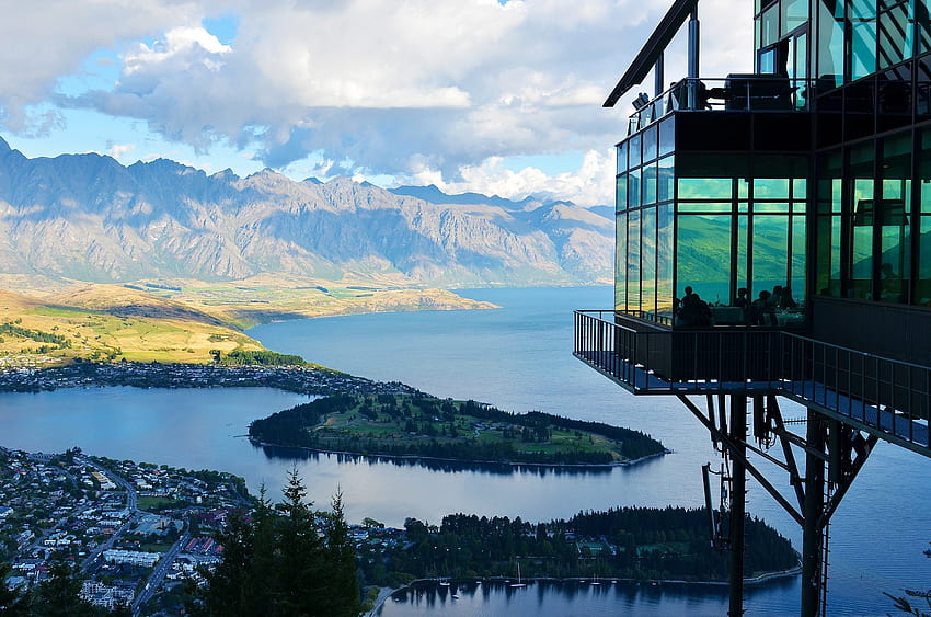 Nature, Mountain, Lake, New Zealand, Dahl, Distance HD wallpaper