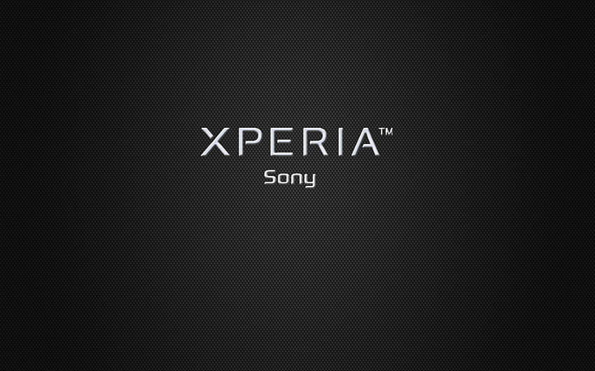 Sony, logotipo Sony Xperia papel de parede HD
