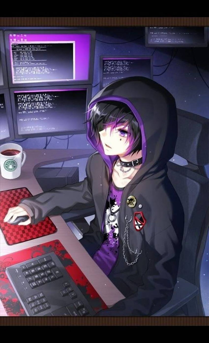 Hacker Anime, Hacker Boy HD phone wallpaper