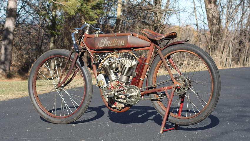 1915 Indian Twin Board Track Racer, 1915, Bike, Classic, Rust HD wallpaper