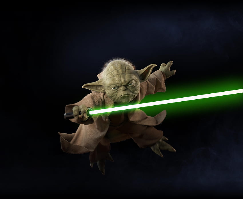 Yoda, Star Wars Battlefront II, gra wideo, minimal Tapeta HD