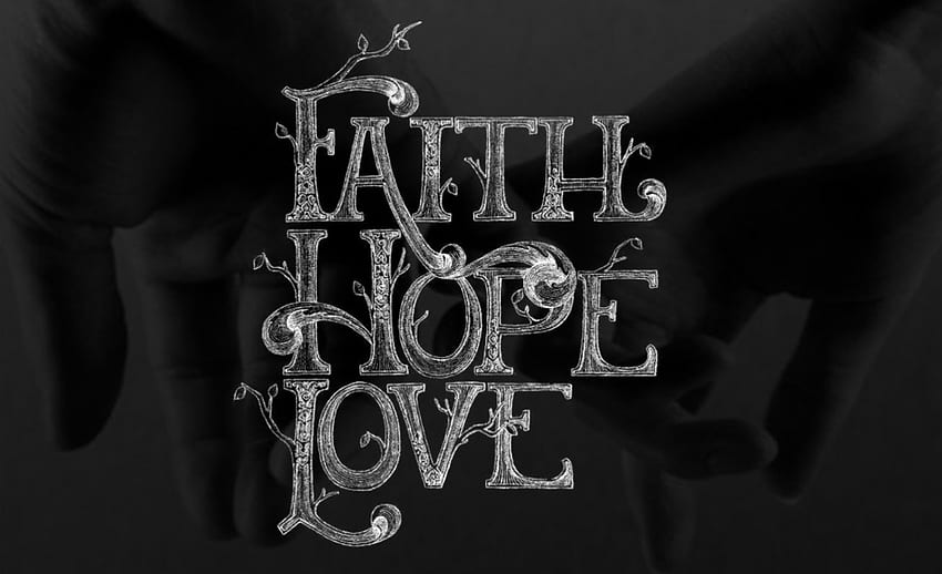 Cinta dan kedamaian untuk semua, cinta, iman, harapan, tangan, kedamaian Wallpaper HD