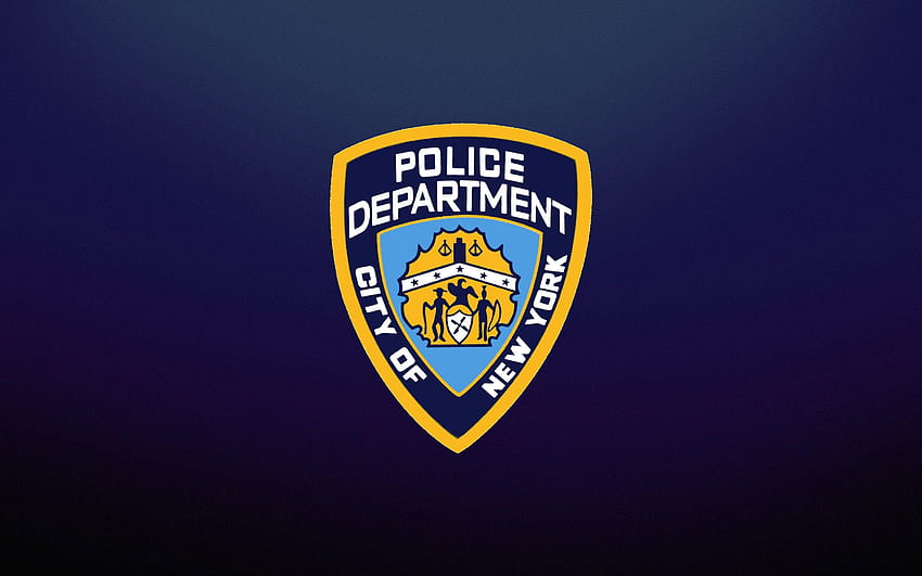 Polizia di New York, logo della polizia Sfondo HD
