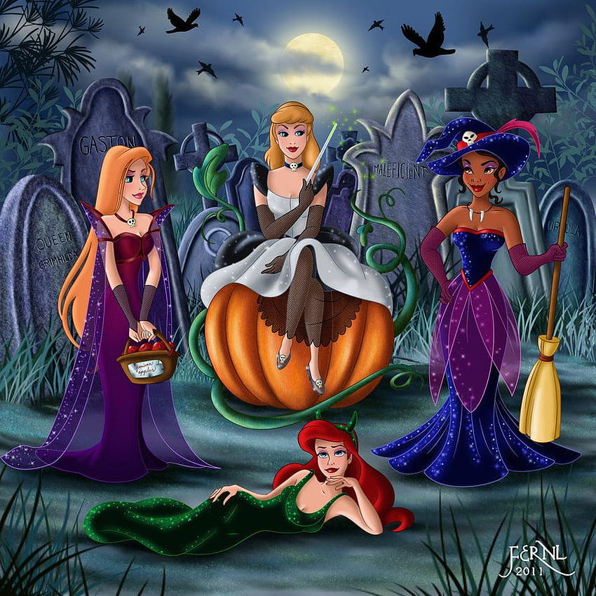 Download Walt Disney Castle Cute Disney Halloween Wallpaper  Wallpaperscom