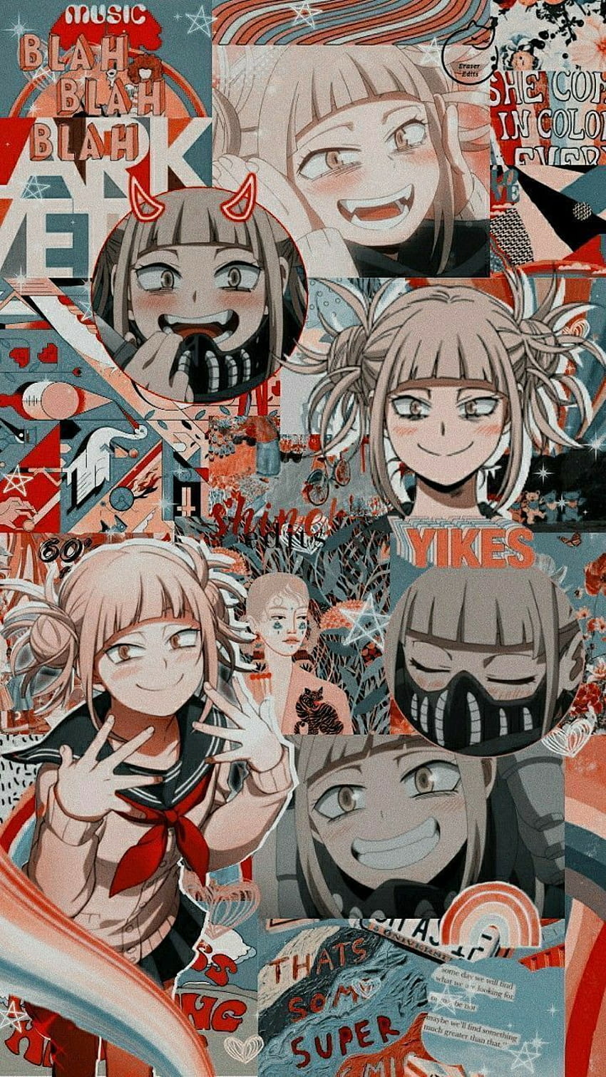 I tried doing a Himiko Toga wallpaper with the mighty sketch Horikoshi did  hopefully you guys will like it Hopefully the flair is correct but if not  then I will change it
