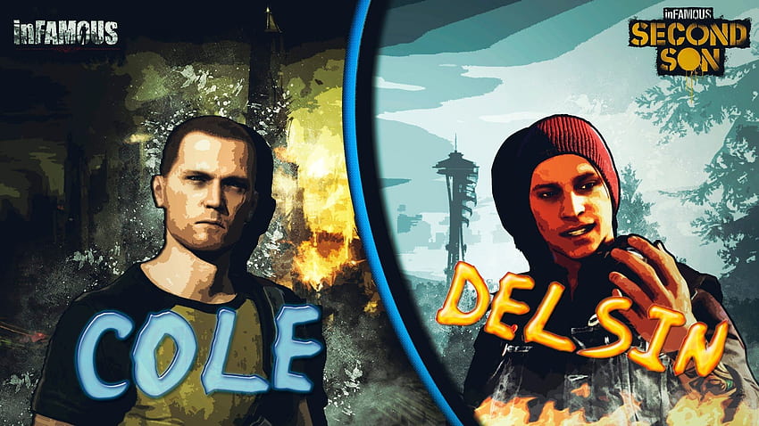 - Cole McGrath And Delsin Rowe, Infamous 2 HD Wallpaper | Pxfuel