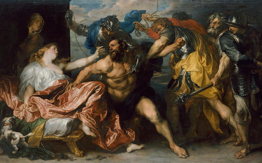 The Taking of Samson Painting, Baroque Painting HD wallpaper