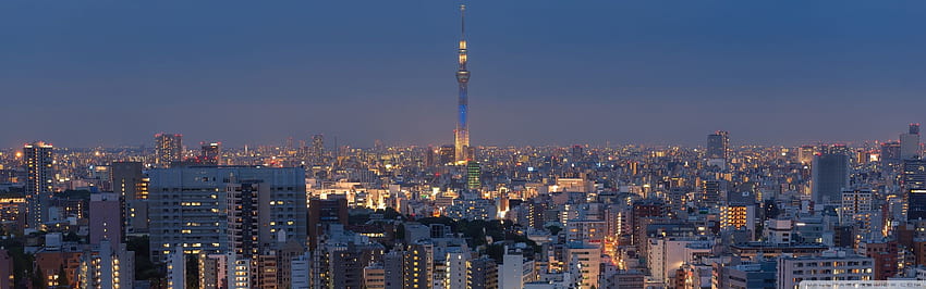 Atardecer en la ciudad de Tokio ❤ para Ultra, Tokyo Skytree fondo de pantalla