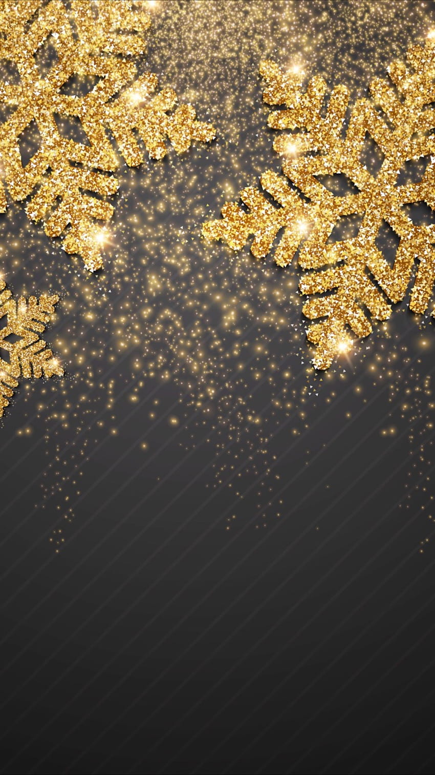Dhuhaa Yusuf on مع تقدمك في السن ، علينا أن ندرس أكثر ونفهم الحياة ونكون شاكرين للأشياء الصغيرة. Holiday , Christmas , Xmas, Black and Gold Christmas HD phone wallpaper