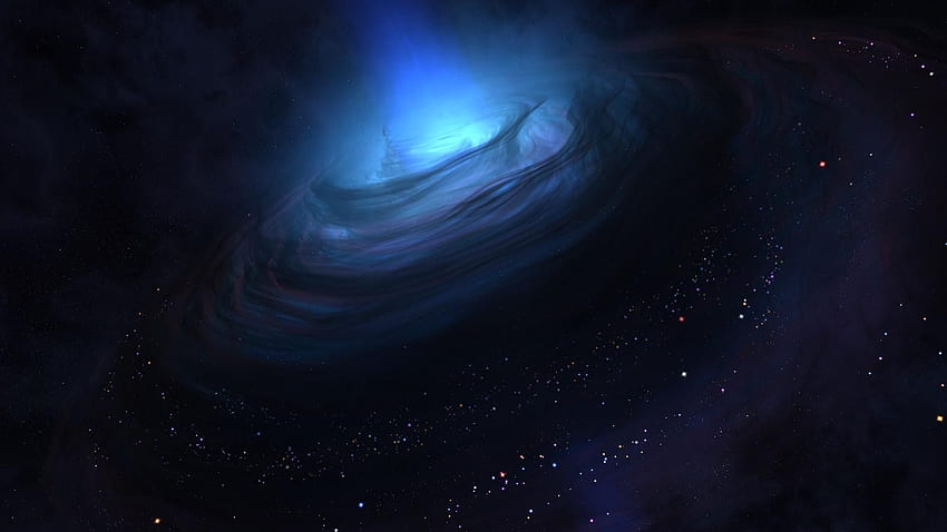 Czarna dziura, czarna dziura w wysokiej rozdzielczości Tapeta HD