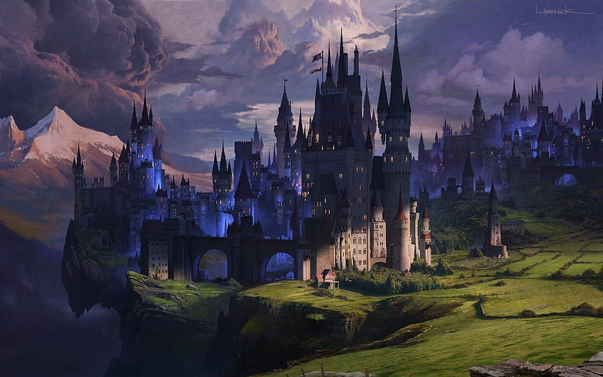 Fantasy Castle Background with High HD wallpaper | Pxfuel