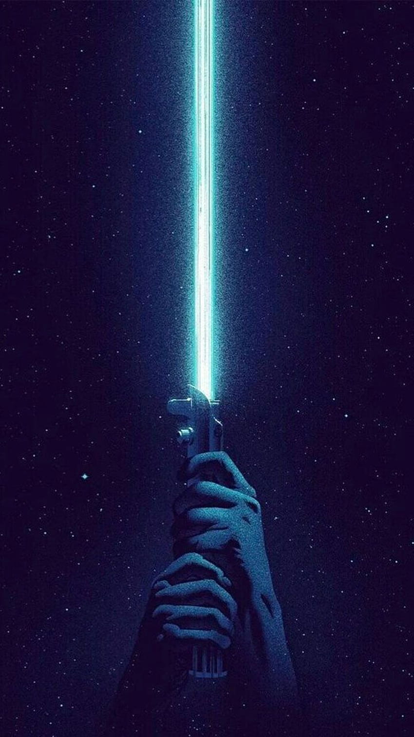 Reseña de la película: Star Wars: El ascenso de Skywalker, Luke Skywalker Sable de luz fondo de pantalla del teléfono