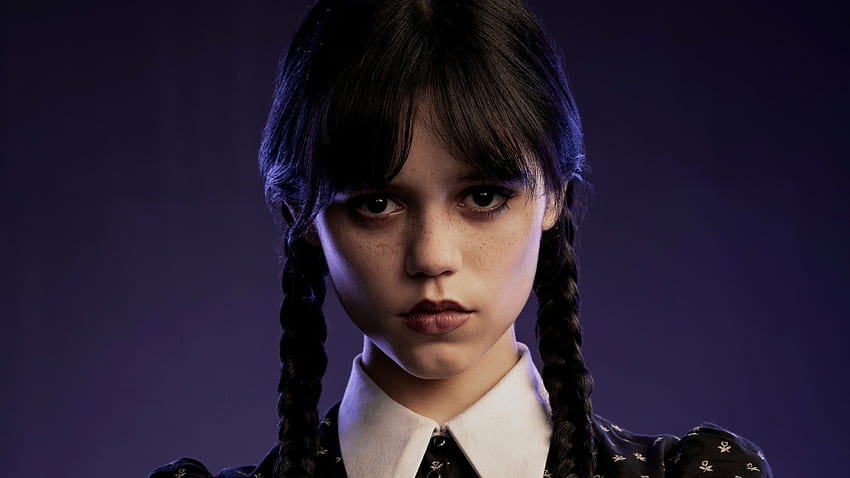 Jenna Ortega jako środa, Christina Ricci, Catherine Zeta-Jones, Morticia Addams środa Tapeta HD