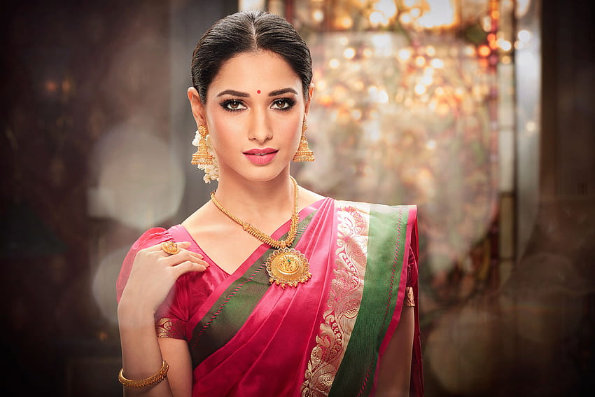 model girl india indian malabar gold and diamonds jewellery tamannaah bhatia, Jewellery Model HD wallpaper