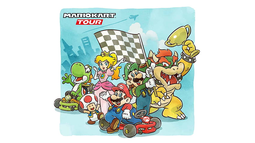 Mario Kart Tour вече е наличен, започва с New York Tour HD тапет
