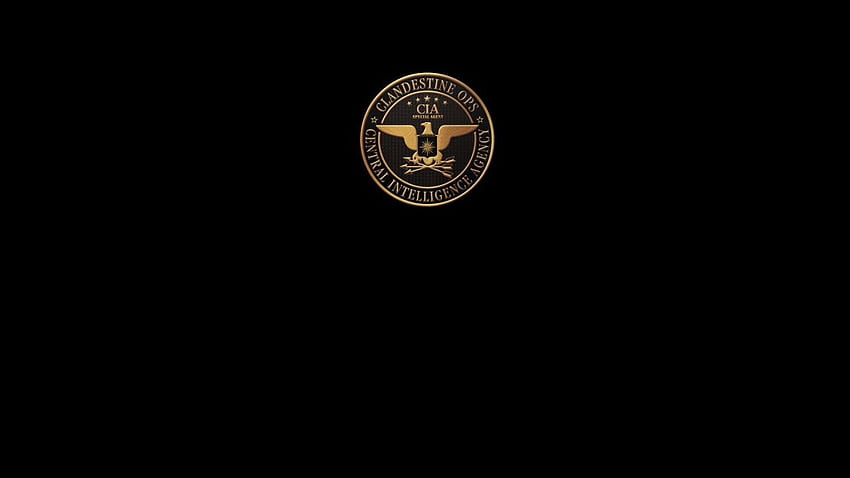 Kejahatan Badan Intelijen Pusat CIA menggunakan logo mata-mata Amerika Wallpaper HD