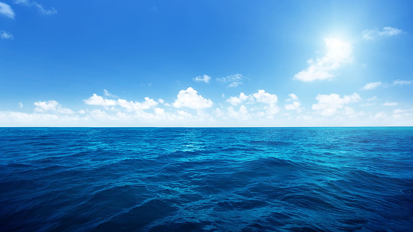 Ocean Błękitna Woda Natura . 8 tys Tapeta HD