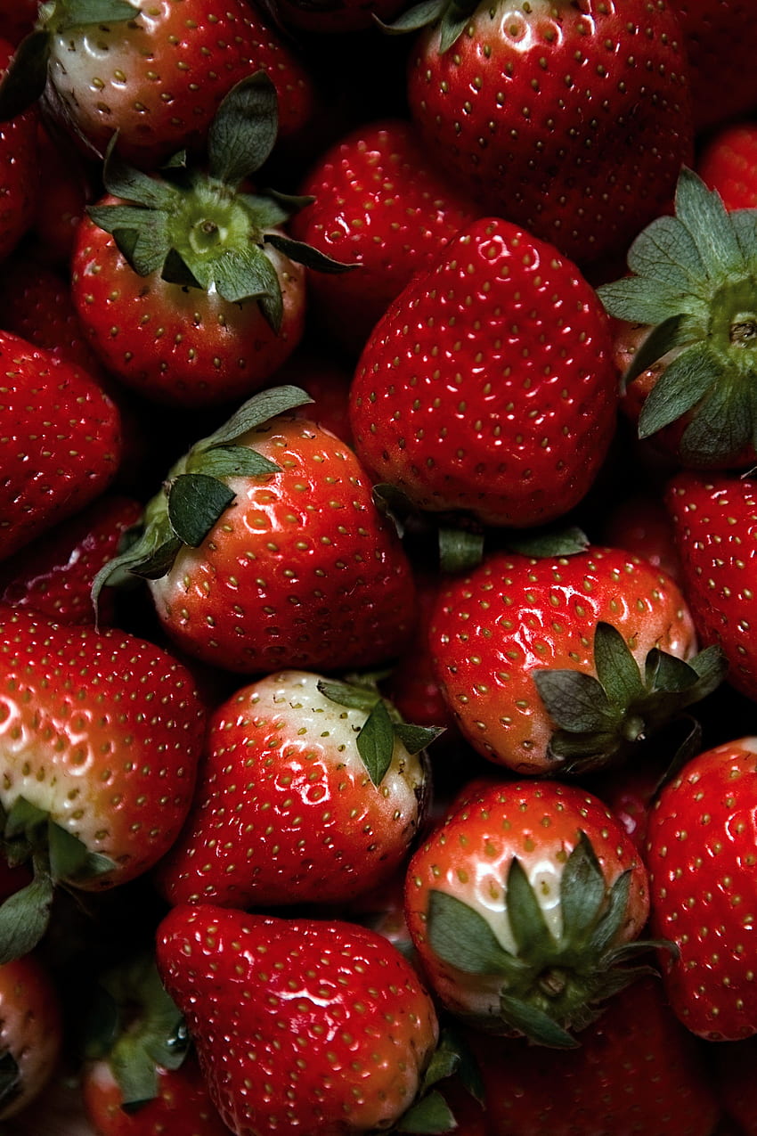 Food, Strawberry, Berries, Ripe, Mature HD phone wallpaper